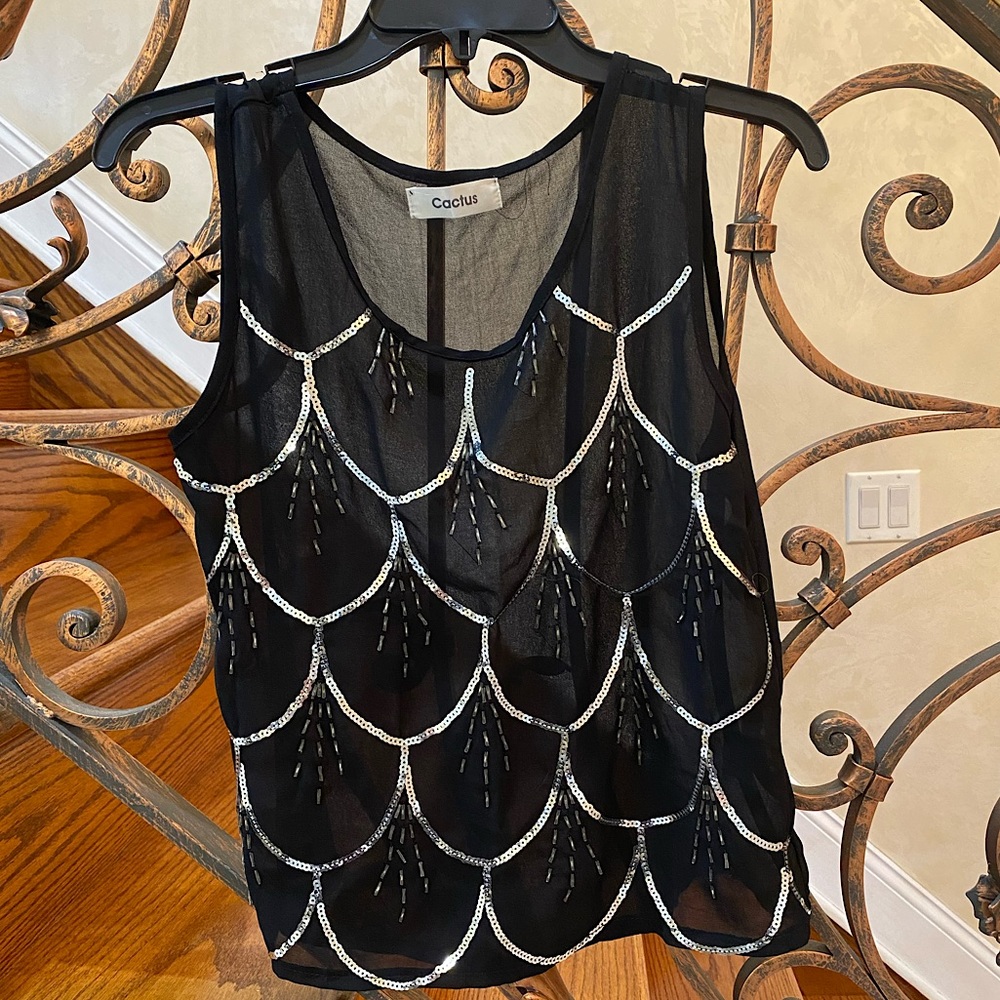Stunning sequin detailed top